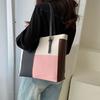 Сумка-тоут Color Block Большая вместимость Стильная сумка через плечо для commuters Кошелек-тоут для женщин Работа Повседневная жизнь Вечеринки Свидания