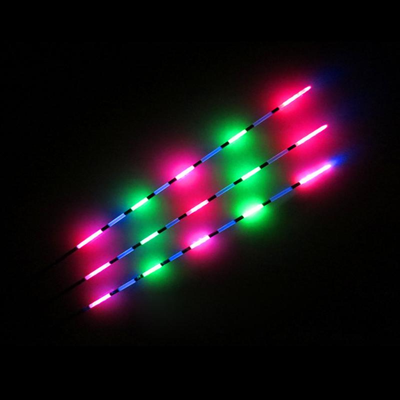 2 шт. электронный светящийся поплавок для ночной рыбалки китайского типа, поплавок для дневной и ночной удочки, поплавки для рыбалки + батарея внутри