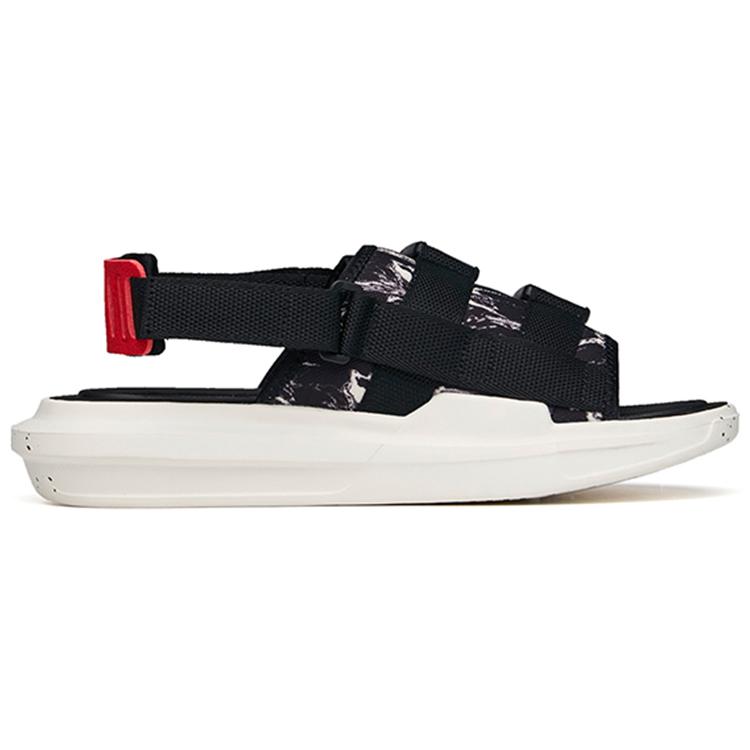 Новые мужские пляжные сандалии ANTA Bastard черно-белые 112238501-3