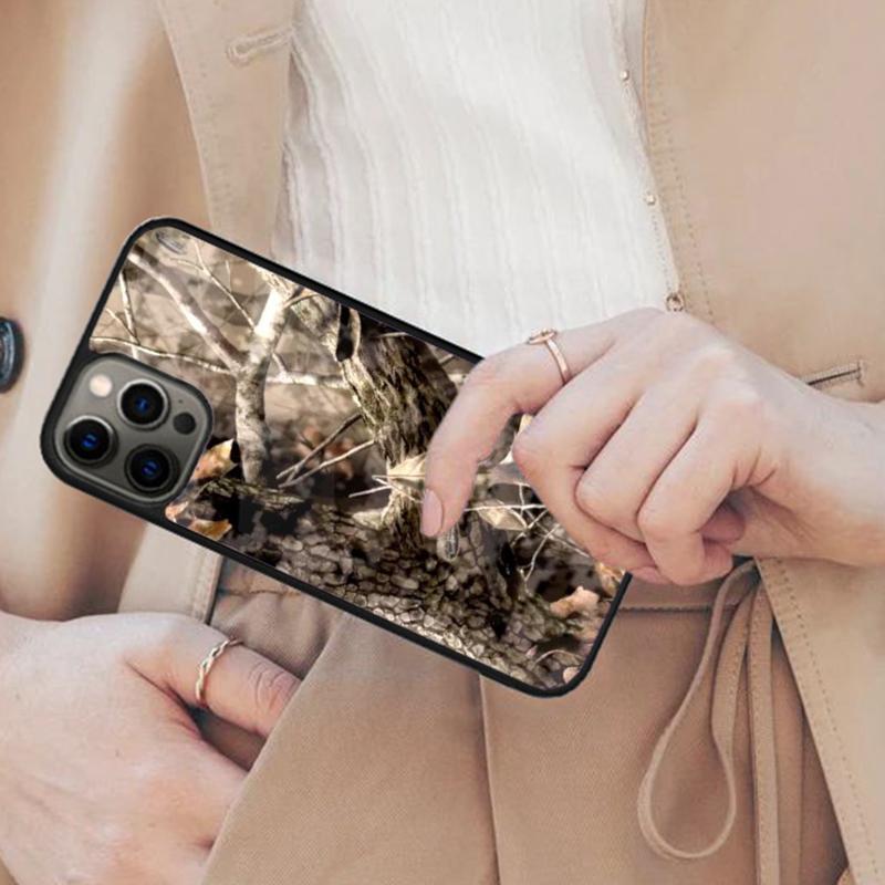Hunting Camouflage Pattern Funda Magnetic Phone Case For APPLE iPhone 17 Air 16 14 13 12 Pro Max 15 Plus Wireless MagSafe Cover