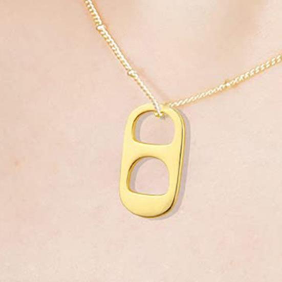 Ожерелье с подвеской в виде соды в виде табуляции, модное ретро-ожерелье с ключичной цепочкой, унисекс, минималистичные украшения для свиданий, повседневная одежда, вечеринка