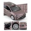 1/33 TOYOTA Corolla Hybrid Alloy Car Die Литая игрушечная модель автомобиля Звук и свет Детские игрушки Коллекционные предметы Подарок на день рождения