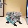 V8 Car Engine Model Realistic Resin 8-Cylinder Auto Engine Decoration Home Office Desktop Ornament Kids Science Learning Educational Toy