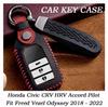 Car Key Cover Shell Case for Honda Civic CRV HRV Accord Pilot Fit Freed Vezel Odyssey 2018 - 2022 Accessories