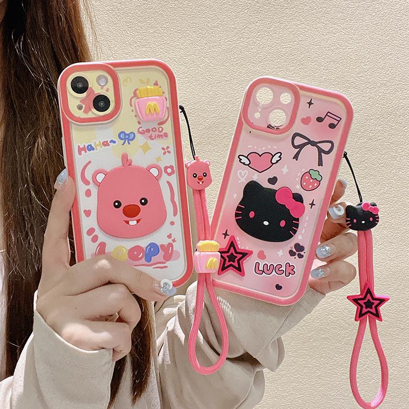 Чехол для телефона с милыми мультяшными куклами для Infinix Smart7, Hot30i и HOT40