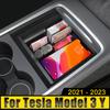 Car Accessories For Tesla Model 3 Y 2024 2024 2024 2024 Central Console Armrest Box Storage Container Case Organizer Holder Tray