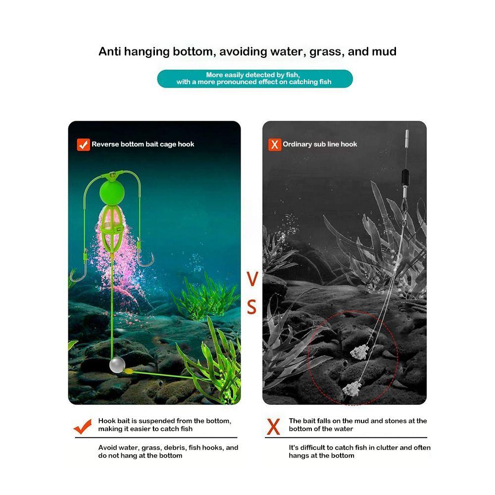 Углеродистая сталь рыболовная приманка клетка рыболовный набор рыболовная пружина клетка леска группа кормушка грузило море