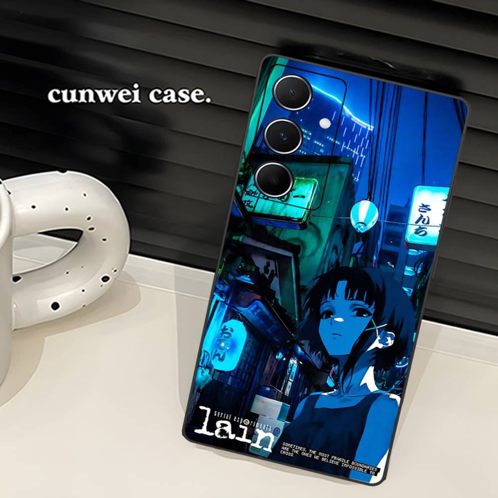 Чехол для телефона с рисунком Serial Experiments Lain для Samsung S 24 Fe 25 Ultra Plus 20 Lite 21 30 22 23 24 22 Ultra 5G Fundas