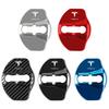 IASD9 4PCS Car Door Lock Protective Covers Stainless Steel Door Lock Cover For Tesla Model Y Model 3 2017-2023 / MODEL3 Highland 2024