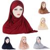 Women Hijab Amira Headscarf Muslim Turban Wrap Shawl Instant Scarf Islamic Stole