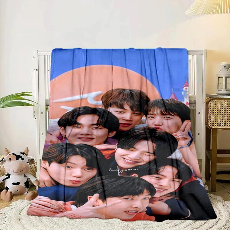 Vivid Dreams kpop Blanket Flannel Blanket for bed, sofa, Camping, Hiking, Picnic Essentials, gift for family Fan gifts