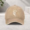 Butterfly Washed Baseball Cap Unisex Cotton Adjustable Vintage Streetwear Outdoor Sports Hat