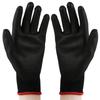 1/6 Pairs Safety PU Nylon Labor Protection Work Gloves Polyurethane Coated