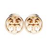 TORY BURCH MILLER series perforated double T brass earrings for women 26222-720-Tory Kim F