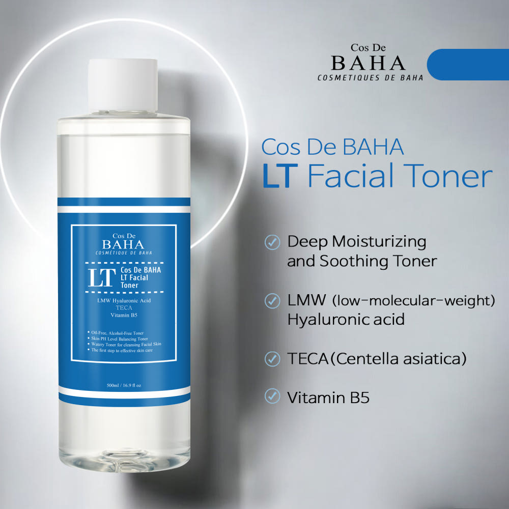 [COS DE BAHA] LT Multi Hyaluronic Acid Toner Intensive Hydration & Barrier Care 200ml / 500ml