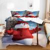 Christmas Cartoon Animation Digital Printing Bedding Four-Piece Set