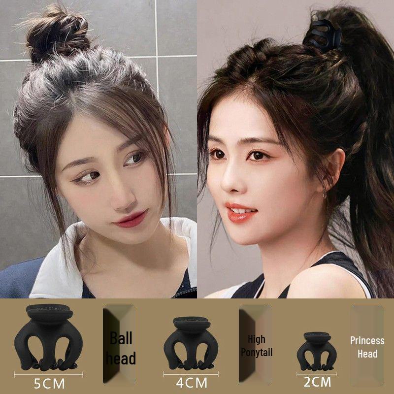 "Заколка для волос в форме тыквы": Аксессуар для высокого хвоста в стиле акулы.