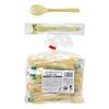 Strix Design Disposable Sporks, Biomass Sporks, Made In Japan, 100 Sporks, 16cm, Natural Rice Sporks, Individually Wrapped, Eco-Friendly, Commercial U