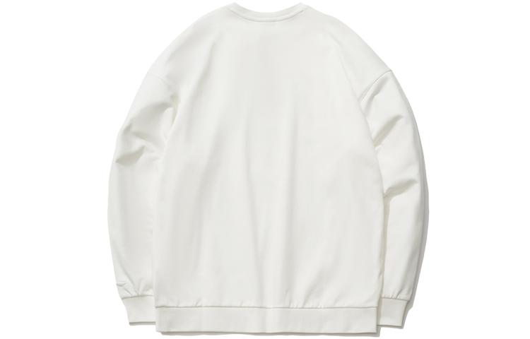 Li Ning Sweatshirts Men's Ivory Crew Neck Moderate Regular AWDR369-4