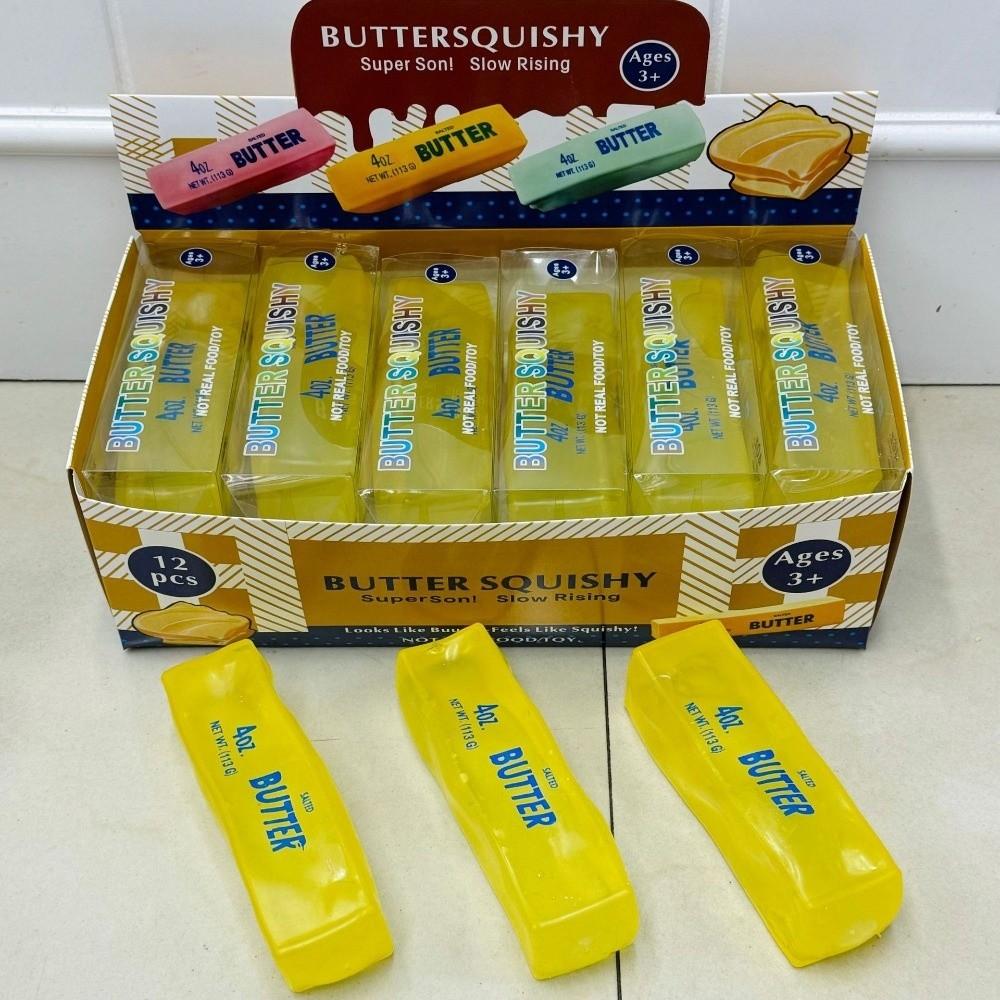 No Rebound Butter Stick Squishy Toy Soft Feel Butter Stick Fidget Toy Home
