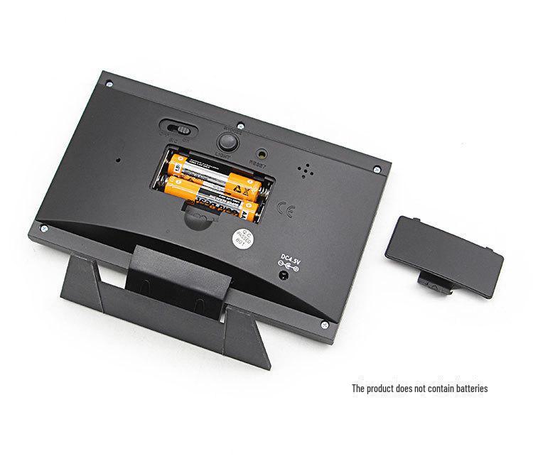 Будильник с цветным дисплеем и прогнозом погоды с голосовым управлением для пожилых людей - модель 8082