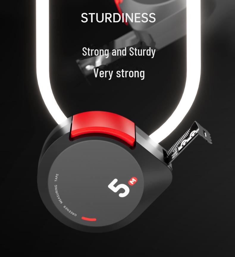 Износостойкая высокоточная рулетка Green Forest - 3 м/5 м Mini, с защитой от порезов