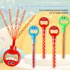 32 Hole Smiling Face Bubble Stick Big Bubble Wands Leak-Proof Bubble Machine Cute Long 5-Claw Bubble Wand for Summer Toy Party Favor