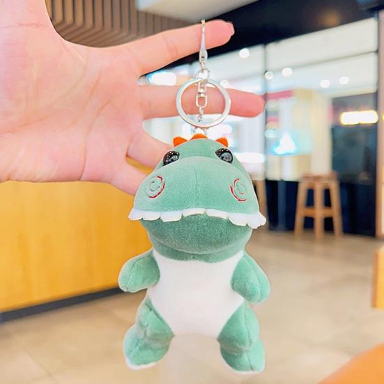 Плюшевый подвесной брелок с изображением динозавра, мягкая кукла-животное для тематической вечеринки Дино, плюшевые плюшевые игрушки с мультяшным драконом с