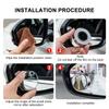 360 Degree Adjustable Blind Spot Mirror Car Auxiliary Rearview Convex Mirror Wide Angle Mirrors for Toyota Gazoo Racing Corolla TRD Yaris Auris Rav4