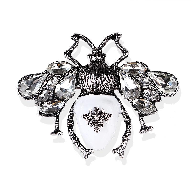 Винтажная брошь в виде пчелы со стразами, модная булавка для женщин - элегантный аксессуар для корсажа