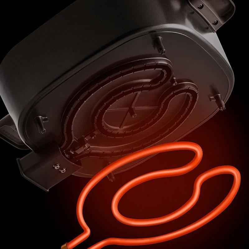 Многофункциональная электрическая плита, бытовая электрическая кастрюля, большая емкость, кастрюля с уткой-мандаринкой, электрический вок, шампуры, 5 л, посуда