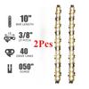 10 Inch Chainsaw Chain Replacement Guide Bar 3/8" LP Pitch .050" Gauge 40 Drive Links For Remington Sunjoe Greenwork Craftsman