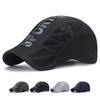 Summer Letter Baseball Cap Men Mesh Sunshade Quick-Drying Cap Outdoor Golf Fishing Sports Snapback Hat Visor Panama Peaked Cap