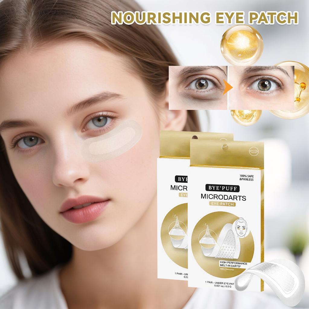 Микроигольные патчи для глаз с пептидом змеи Подтягивают, Осветляют темные круги и отечные мембраны под глазами, 5 мл, 1 пара/коробка,