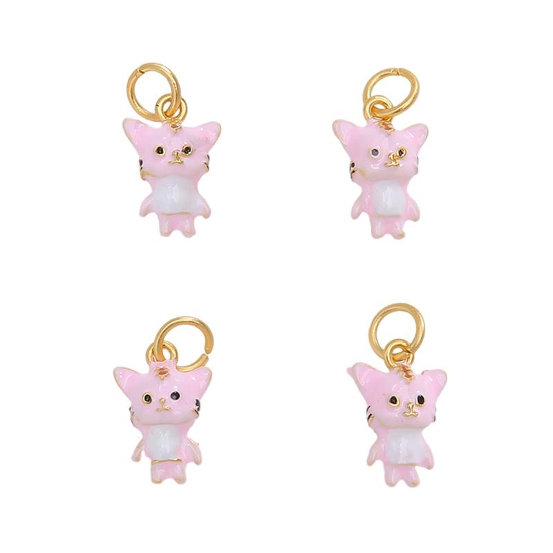 1pc/bag Alloy Drop Oil Cute Little Animal Pendant DIY Bracelet Necklace Earrings Jewelry Accessories