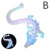 3D Printed Crystal Dragon Articulated Dragon Fidget Toy Cherry Blossom Dragon Home Office Decor Birthday Gift For Boys