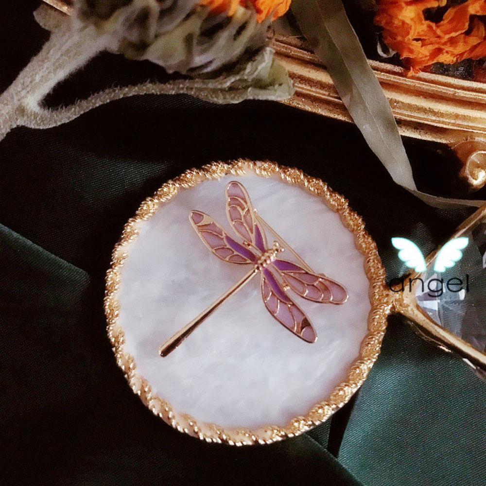 Metal Women Man Lilac Flower Party Dragonfly Brooch Pin Fashion Jewelry Badge Collar Accessories