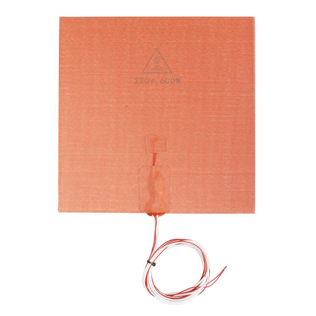 Silicone Heating Pad 280x280mm 220V 600W High Temperature Resistance Hot Bed Silicone Heater Mat with Adhesive