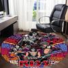 1 шт. Круглый ковер KISS Music Office, Под офисные стулья, Спальня, Гостиная, Домашний декор a1016299