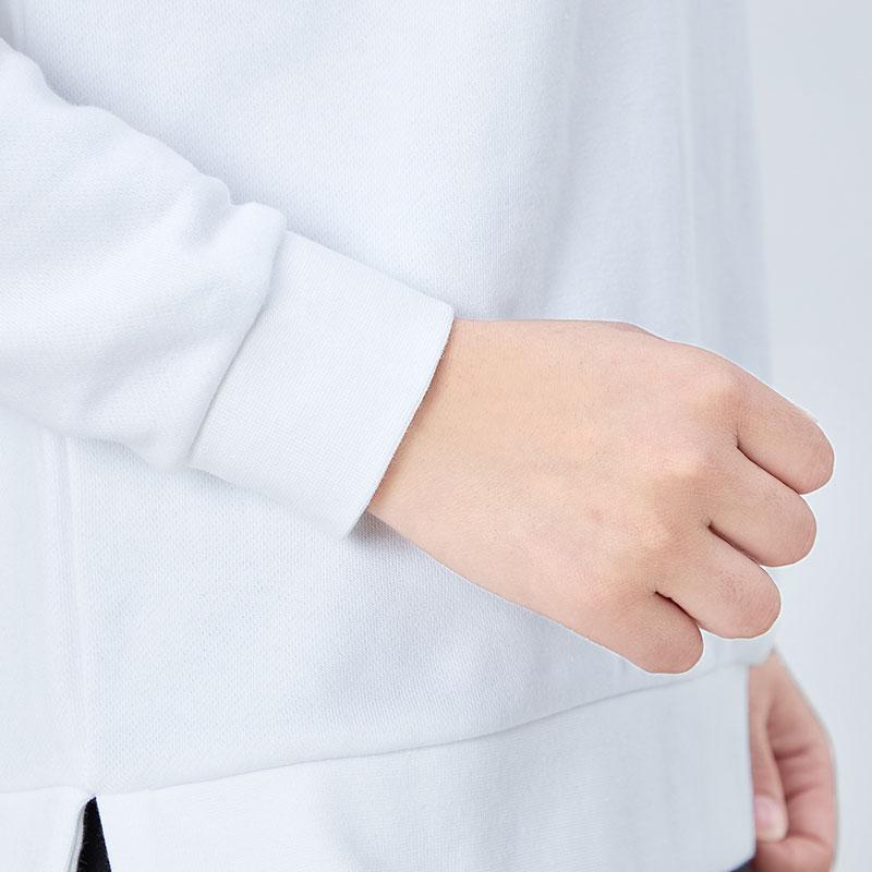 Adidas Спортивная толстовка с круглым вырезом и логотипом, женские топы, белые H09743