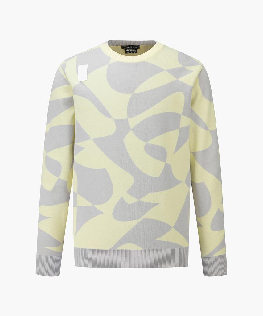 DESCENTE GOLF Men'S Jacquard Pattern Sweater (Dq12Mfkp12)
