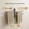 No-Drill Rotatable Space Aluminum Towel Rack