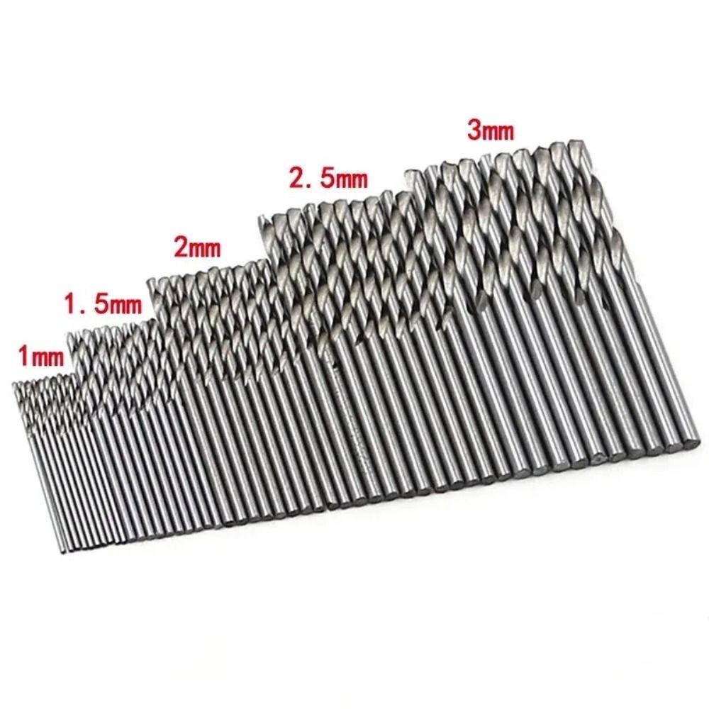 1-3mm Small Drill Bit High Speed Steel Hole Cutter Multifunctional Twist Drill Set