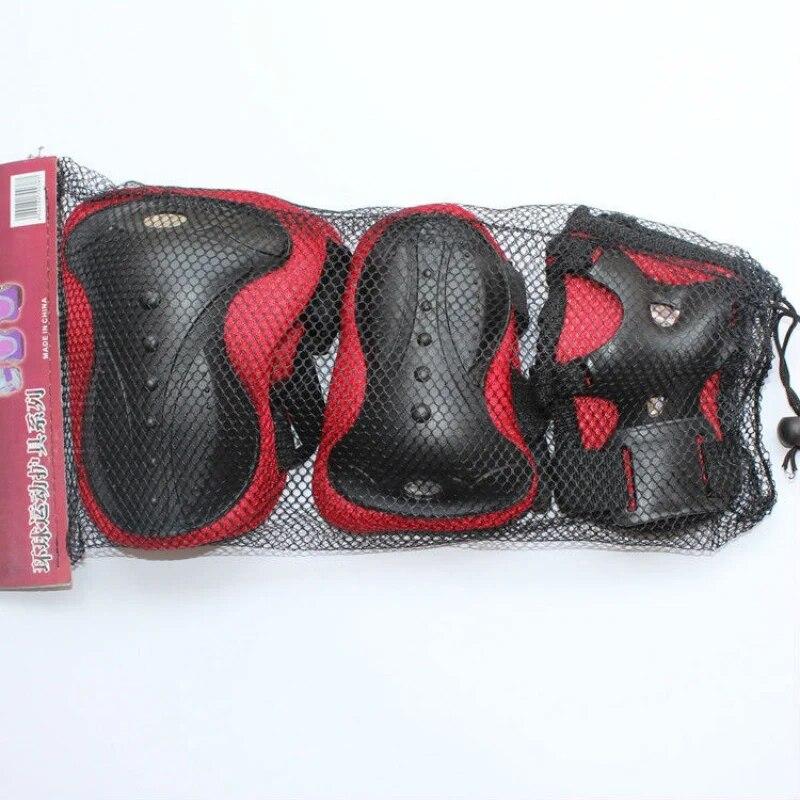 1 комплект, защита для запястья, электрический скутер, езда на велосипеде, катание на коньках, наколенники и налокотники, набор 6 в 1, для взрослых, спортивная безопасность