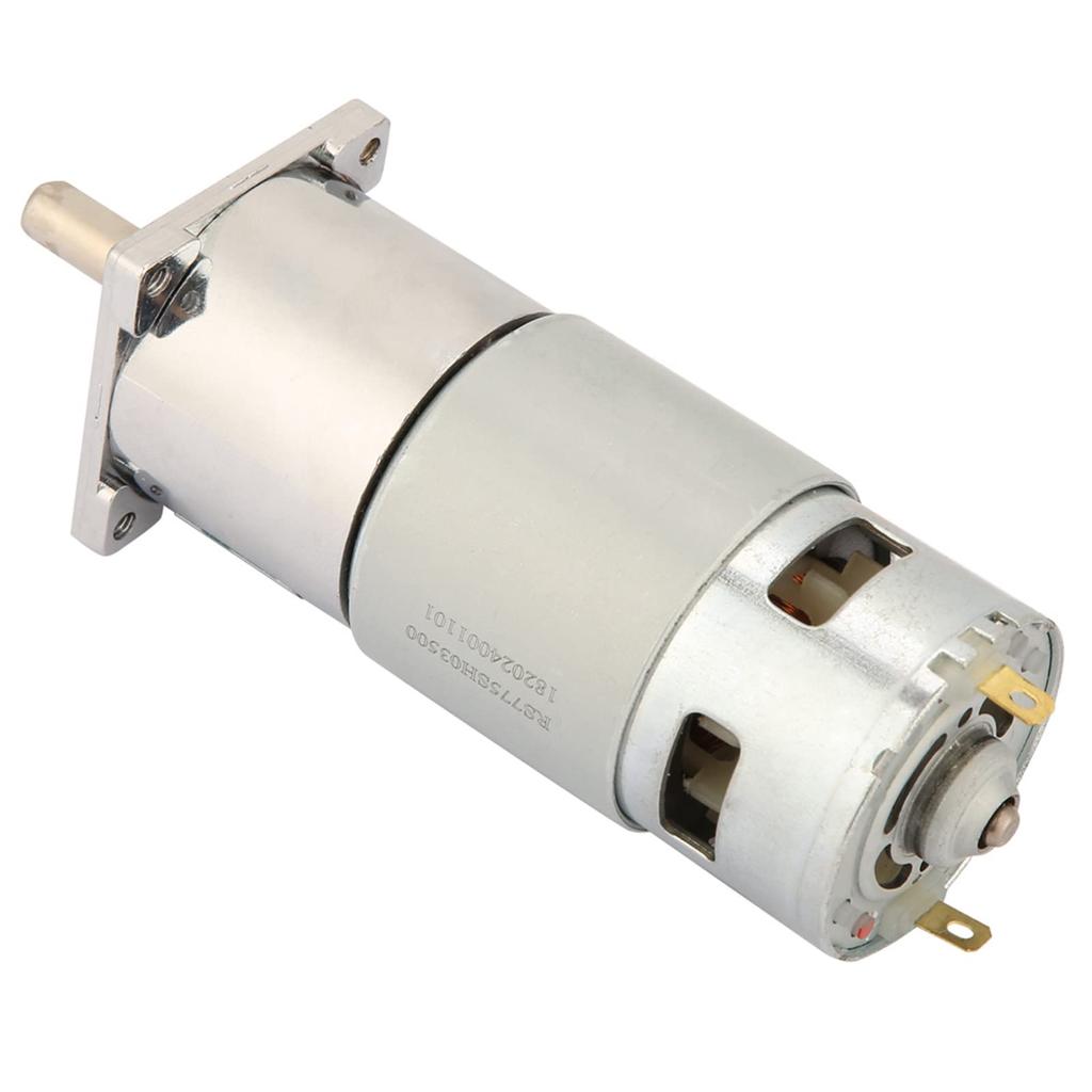 Регулируемый мотор-редуктор постоянного тока 35 Вт Микромотор постоянного тока Коллекторный двигатель постоянного тока Мотор, 12 В/24 В Скорость CW/CCW XD-42GA775 2-полюсный (200 об/мин 12 В)