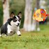 Bite Resistant Handle Dog Toys Plush Dog Squeak Ball Toys Funny Dog Chewing Ball  Pet Supplies