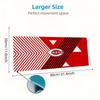 Cincinnati Reds Color Mouse Pad Large Gaming Table Cushion Non-slip Laptop Tablet Big Mousepad XXL Mat Mini PC Playmat With Lock edge