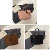 Ladies Oversized Tote Bag Pu Material With Double Shoulder Straps For Daily Casual