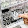 Ручная прозрачная пылезащитная коробка для хранения браслетов и россыпных бусин, украшенная бусинами