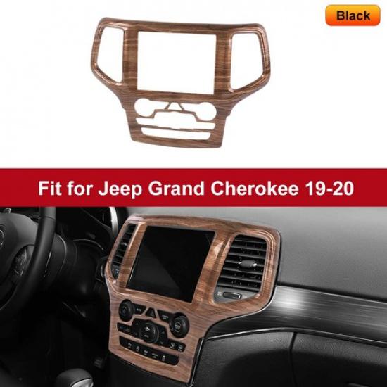 Панель приборной панели с отделкой под дерево для радио и навигации для Jeep Grand Cherokee 2014-